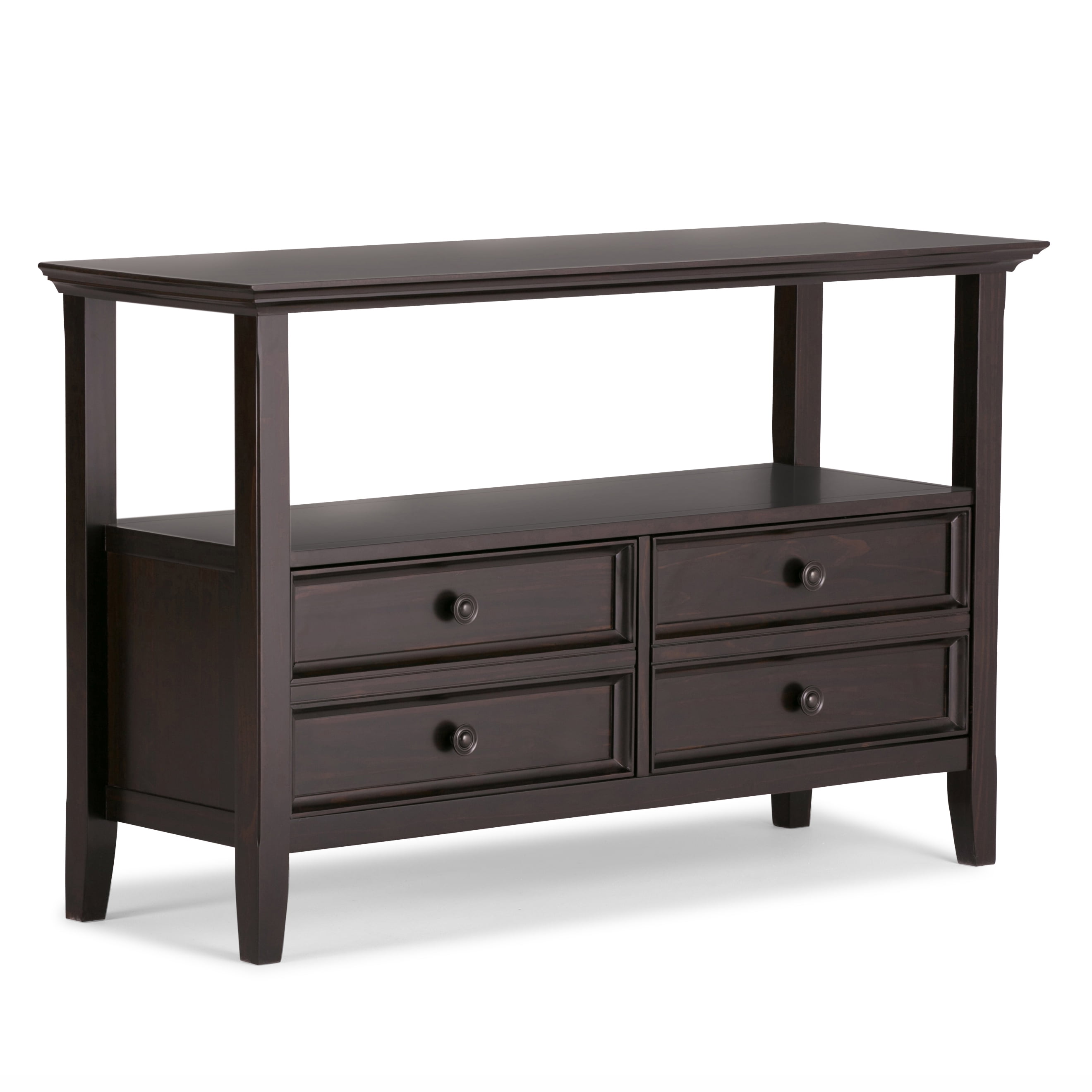 Simpli Home Amherst SOLID WOOD 48 inch Wide Transitional Console Sofa ...