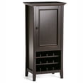 thumbnail image 1 of Simpli Home Amherst Storage Wine Rack Cabinet in Brown, 1 of 3