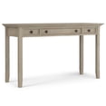 thumbnail image 1 of Simpli Home Amherst 54 inch Wide Solid Wood Transitional Desk in Distressed Grey, 1 of 15