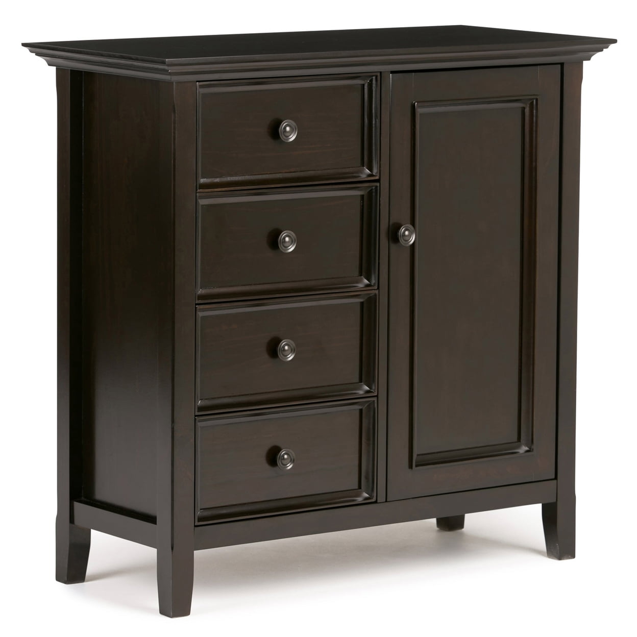 Amherst Transitional Medium Storage Cabinet with Adjustable Shelves in Light Golden Brown
