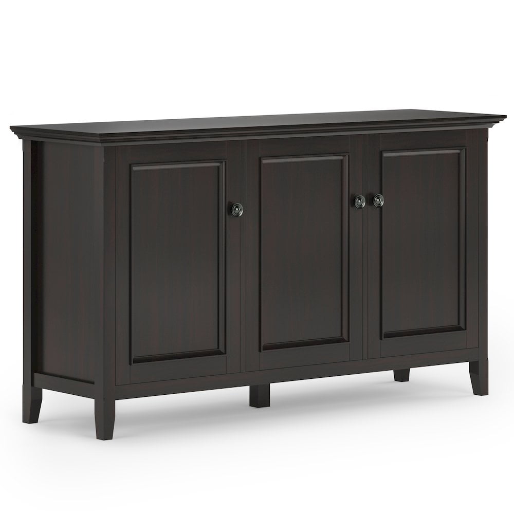 Amherst Traditional Hickory Brown Solid Wood 3-Door Storage Cabinet