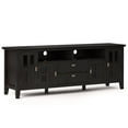 thumbnail image 1 of Artisan 72 inch Wide Solid Wood TV Stand in Hickory Brown For TVs up to 80 inches, 1 of 13