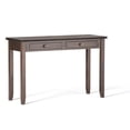 thumbnail image 1 of Simpli Home Artisan 46 inch Wide Solid Wood Transitional Console Sofa Table in Natural Aged Brown, 1 of 6