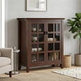 thumbnail image 1 of Simpli Home Artisan Wood 38" Transitional Medium Cabinet in Russet Brown, 1 of 12