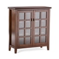 thumbnail image 1 of Simpli Home Artisan Cabinet with Adjustable Shelves, Russet Brown, 1 of 7