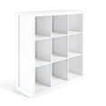thumbnail image 1 of Simpli Home Artisan 45 inch x 43 inch Solid Wood Transitional 9 Cube Bookcase and Storage Unit in White, 1 of 7
