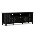 thumbnail image 1 of Artisan 72 inch Wide Solid Wood TV Stand in Black For TVs up to 80 inches, 1 of 15