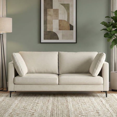 Ava 76-inch Sofa in Tightly Woven Performance Fabric