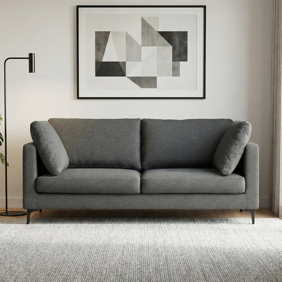 Ava 76-inch Sofa in Tightly Woven Performance Fabric