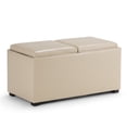 thumbnail image 1 of Simpli Home Avalon 5 Piece Storage Ottoman, 1 of 3