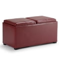 thumbnail image 1 of Simpli Home Avalon 5 Piece Storage Ottoman, 1 of 2