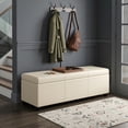 thumbnail image 1 of Simpli Home Avalon 54W XL Storage Ottoman Bench, 1 of 14