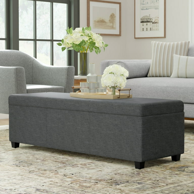 Simpli home cheap storage ottoman