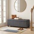 thumbnail image 1 of Simpli Home Avalon 54W XL Storage Ottoman Bench, 1 of 14