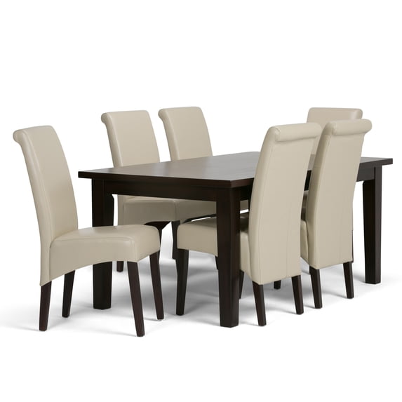 Simpli Home Avalon / Eastwood 7-Piece Dining Set