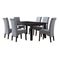 thumbnail image 1 of Simpli Home Avalon Solid Hardwood 7 Piece Dining Set In Dove Grey, 1 of 2
