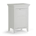 thumbnail image 1 of Simpli Home Avington 29.9 inch H x 20.5 inch W Laundry Hamper in Pure White, 1 of 12