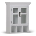 thumbnail image 1 of Simpli Home Avington Two Door Wall Cabinet with Cubbies, 1 of 6