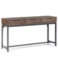 thumbnail image 1 of Simpli Home Banting 54 inch Wide Solid Wood Mid-Century Modern Wide Console Table in Walnut Brown, 1 of 6