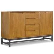 Simpli Home Banting 60W Sideboard with 4 Drawers and 2 Doors