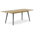 thumbnail image 1 of Beachside ACACIA WOOD 87" Wide Outdoor Extendable Dining Table in Light Teak, 1 of 12