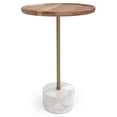 thumbnail image 1 of Simpli Home Becker 15 inch Wide Solid Acacia Wood Modern Side Table in Natural, 1 of 6