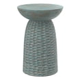 thumbnail image 1 of Simpli Home Boyd 16 inch Wide Solid Mango Contemporary Tall Accent Table in Teal Wash, Assembled, 1 of 8