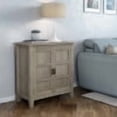 thumbnail image 1 of Burlington 30 inch Wide Solid Wood Transitional Low Storage Cabinet in Distressed Grey, 1 of 13