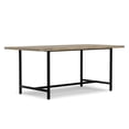 thumbnail image 1 of Simpli Home Campbell 72 inch x 36 inch Rectangle Modern Industrial Dining Table in Grey Wash, 1 of 12