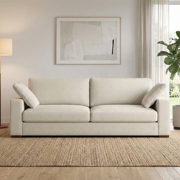Charlie 96-inch Sofa in Tightly Woven Performance Fabric