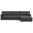 thumbnail image 1 of Simpli Home Charlie Deep Seater Right Sectional Sofa, 1 of 18