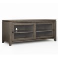 thumbnail image 1 of Simpli Home Cosmopolitan 48" Solid Wood TV Media Stand in Farmhouse Gray, 1 of 11
