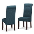 thumbnail image 1 of Simpli Home Cosmopolitan Parson Chair (Set of 2) in Denim Blue, 1 of 11