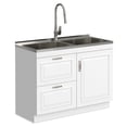 thumbnail image 1 of Simpli Home Darwin All-In-One 46-inch Laundry Utility Sink and Cabinet, 1 of 16