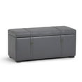 thumbnail image 1 of Simpli Home Dorchester 5 Piece Storage Ottoman Bench, 1 of 11