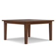 thumbnail image 1 of Simpli Home Eastwood 54 inch x 54 inch Square Contemporary Dining Table in Walnut, 1 of 11