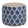 thumbnail image 1 of Simpli Home Edgeley 18W Round Harlequin Pouf, 1 of 3