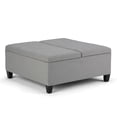 thumbnail image 1 of Simpli Home Ellis Storage Coffee Table Ottoman in Dove Gray, 1 of 5