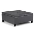 thumbnail image 1 of Simpli Home Ellis Storage Coffee Table Ottoman in Stone Gray, 1 of 6