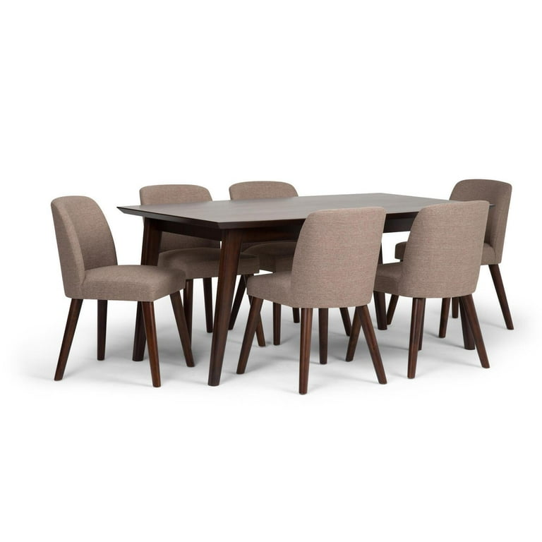 Simpli Home Emery Mid Century Piece Dining Set