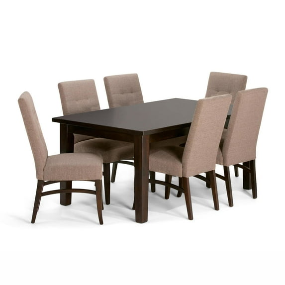 Simpli Home Ezra 7 Piece Dining Set