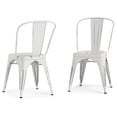 thumbnail image 1 of Simpli Home Fletcher Metal Dining Side Chair (Set of 2), 1 of 12