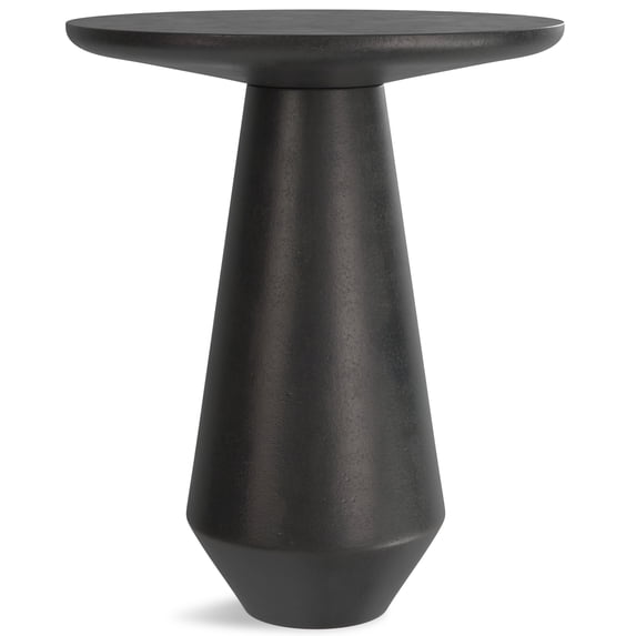 Simpli Home Simpli Home Gloria Contemporary 16 inch Wide Cast Aluminum Side Table in Graphite, Fully Assembled