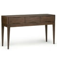thumbnail image 1 of Simpli Home Harper SOLID HARDWOOD 54 inch Wide Mid Century Modern Console Sofa Table in Walnut Brown, 1 of 10