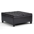 thumbnail image 1 of Simpli Home Harrison 36W Square Split Lift Top Storage Ottoman, 1 of 9