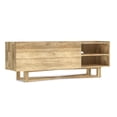 thumbnail image 1 of Simpli Home Simpli Home Harrow SOLID MANGO WOOD 60 inch Wide Contemporary Modern TV Media Stand in Natural For TVs up to 65 inches, 1 of 10