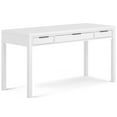thumbnail image 1 of Simpli Home Hollander SOLID WOOD Contemporary 60 inch Wide Desk in White, 1 of 12