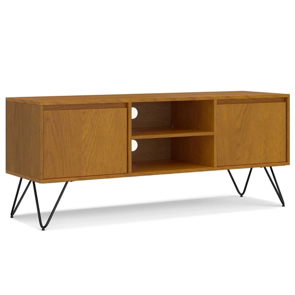 Hunter 60 inch Wide TV Stand in Oak Veneer For TVs up to 65 inches