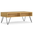 thumbnail image 1 of Simpli Home Hunter Rectangle Wood Coffee Table with Lift Top in Oak Brown, 1 of 14