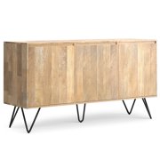 Simpli Home Hunter 60W Sideboard with 3 Doors